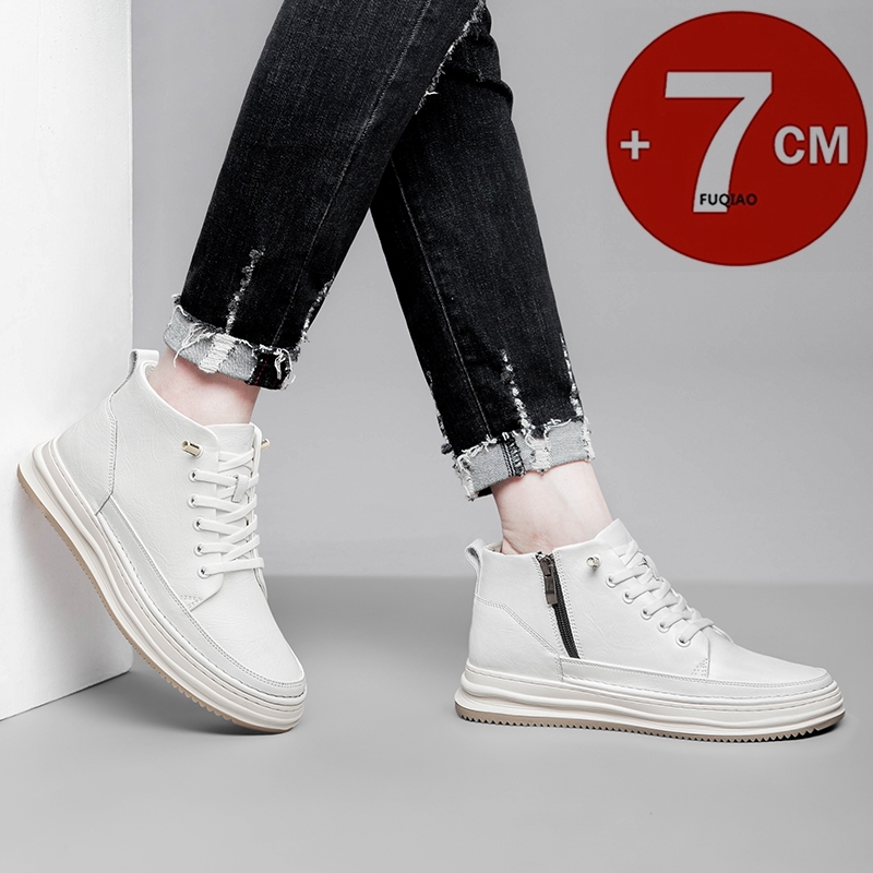High-top Men Inner Heightening - Men'S Shoes Increase Height ulasan dan harga