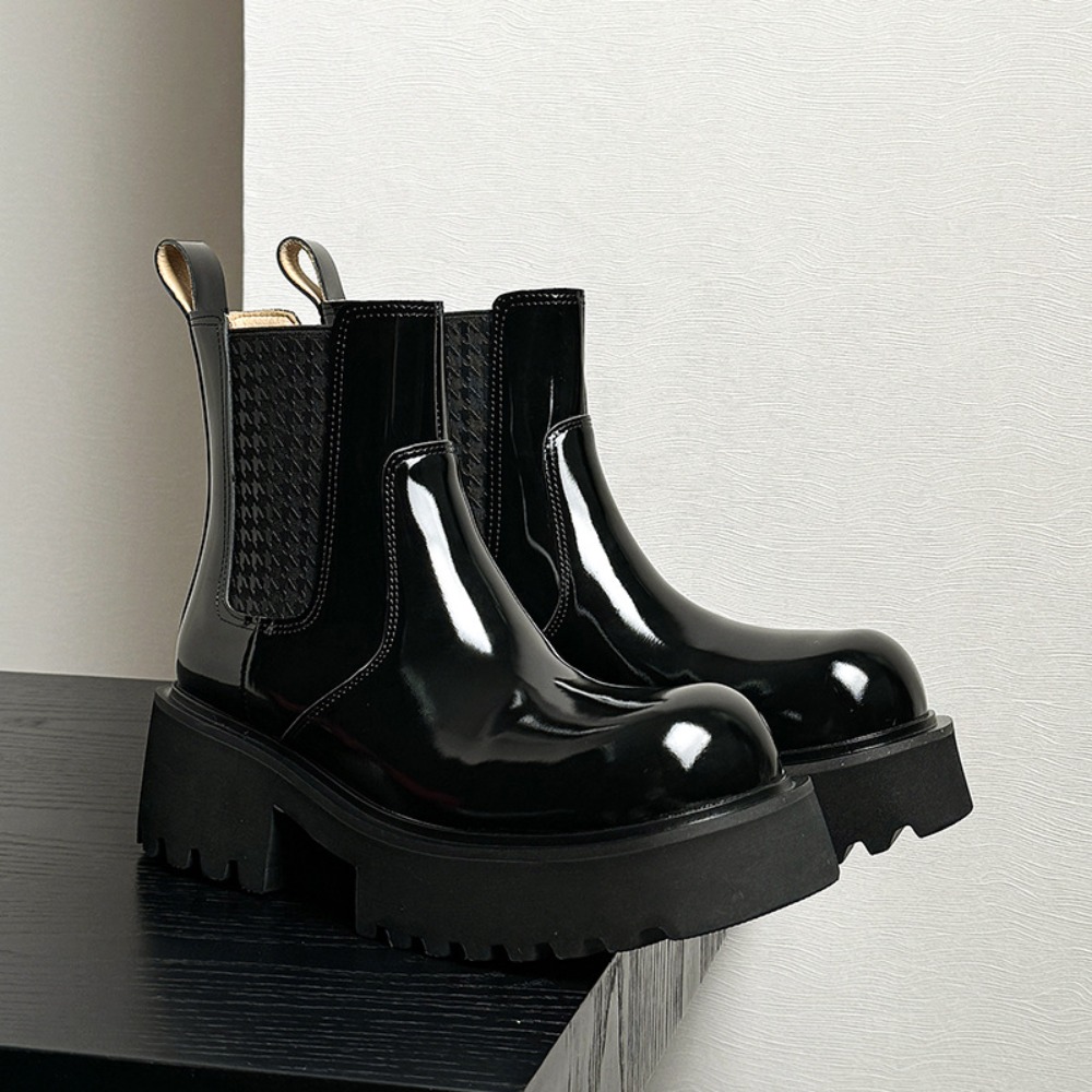 Winter Men Chelsea Boots Invis - Men'S Shoes Increase Height ulasan dan harga