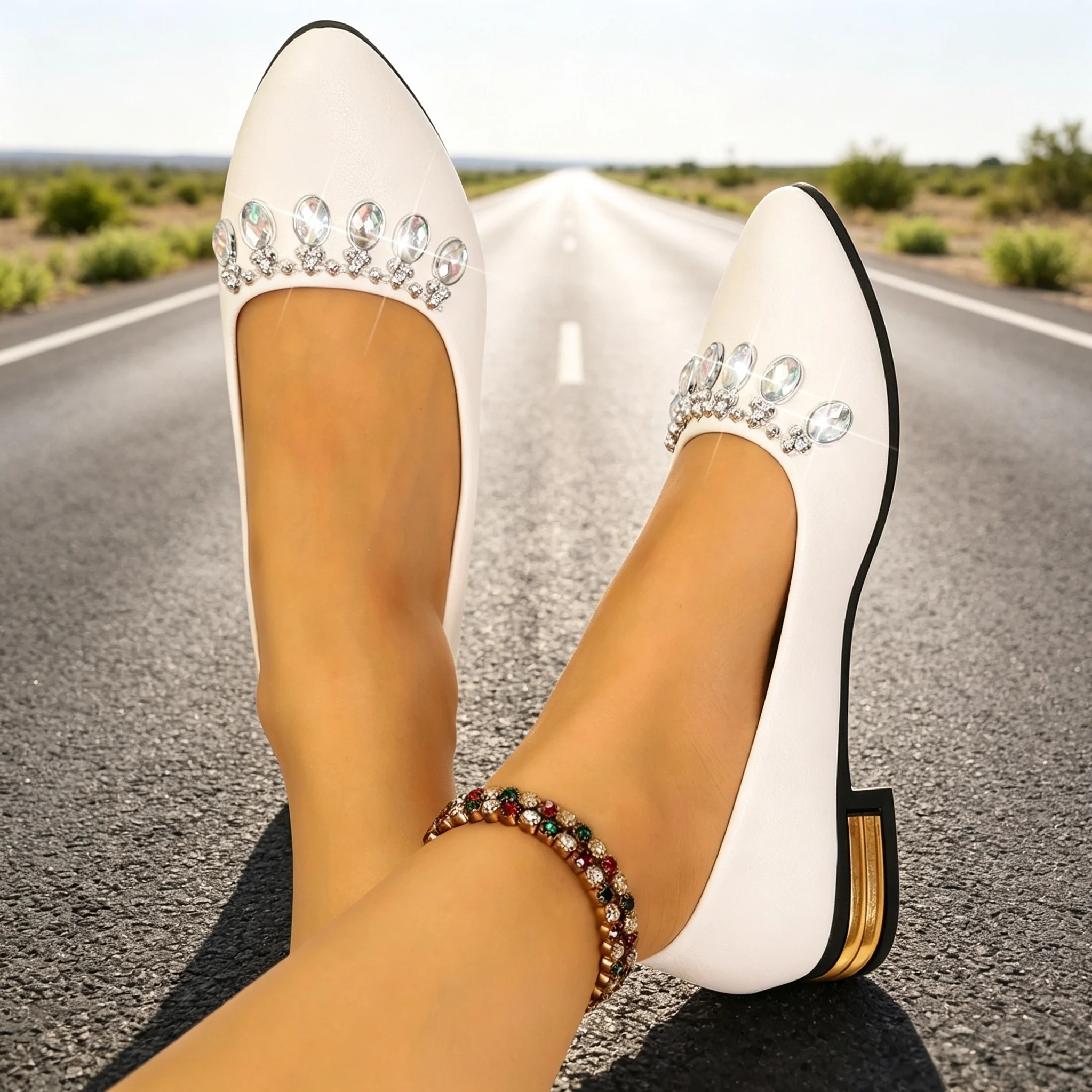 Women Flats Pointed Toe Ballet - Men'S Shoes Hoka Sale ulasan dan harga