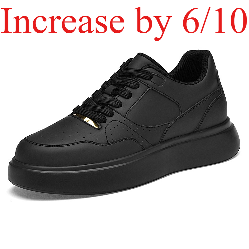 Men Solid Faux Leather Skate S - Men'S Shoes Increase Height ulasan dan harga