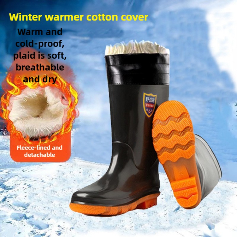 Men's PVC Safety Shoes Rain Bo - Men'S Shoes Water Resistant ulasan dan harga