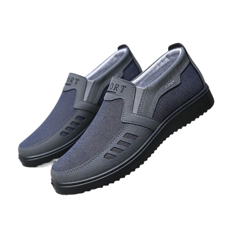 Men Slip‑On Canvas Loafers Bre - Men'S Shoes Hoka Sale ulasan dan harga